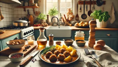 Frikadeller og kartofler: Et klassisk dansk måltid lavet fra bunden
