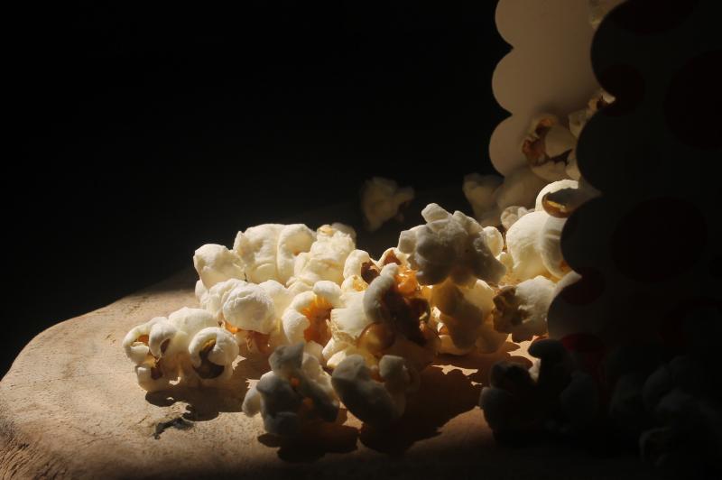 Popcorn på bålet