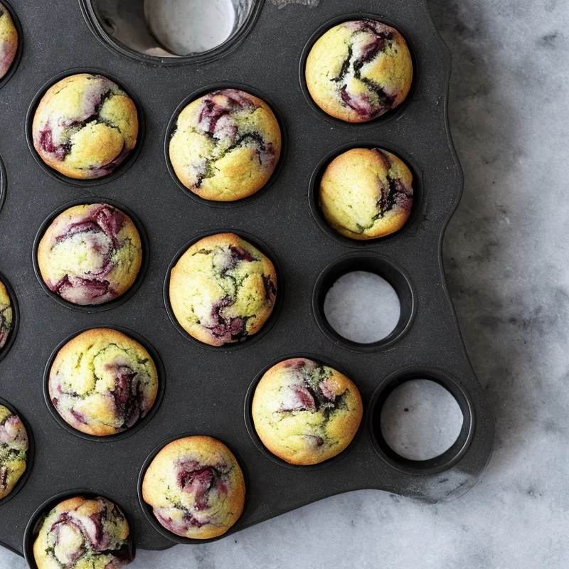 Marmor muffins - Illustration - kan være AI genereret og afvige fra opskriften