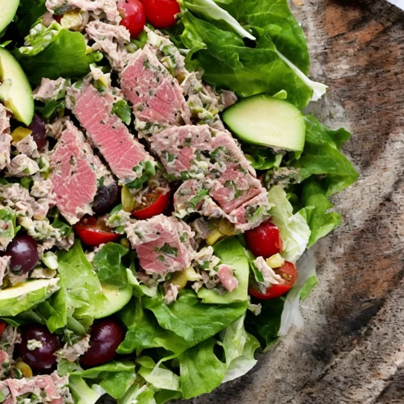 Provence tunsalat - Illustration - kan være AI genereret og afvige fra opskriften