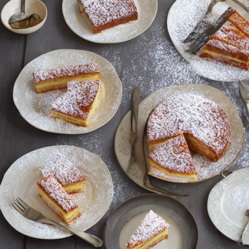 Italiensk dessertkage - Illustration - kan være AI genereret og afvige fra opskriften