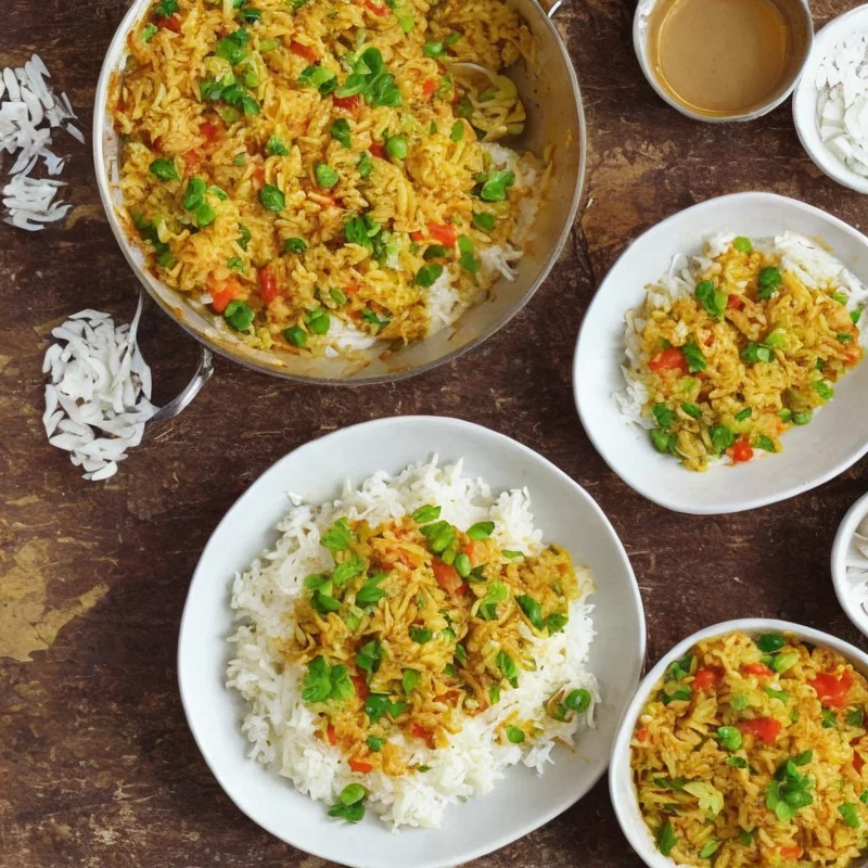 Spændende risret - Illustration - kan være AI genereret og afvige fra opskriften