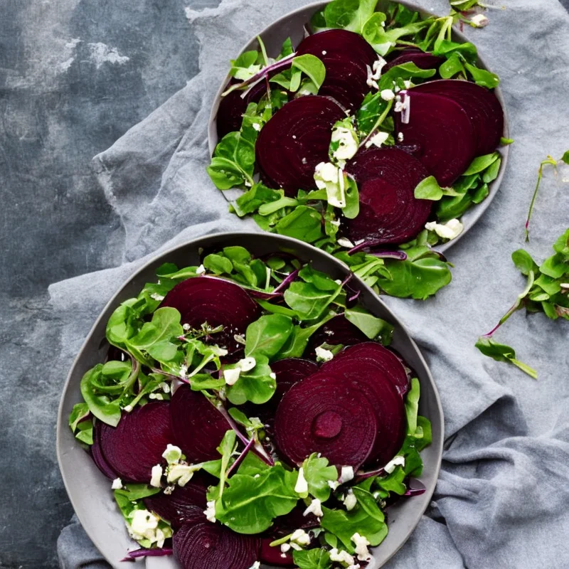 Rødbedesalat - Illustration - kan være AI genereret og afvige fra opskriften