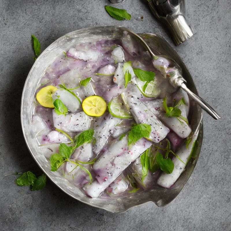 Cocktailsild - Illustration - kan være AI genereret og afvige fra opskriften