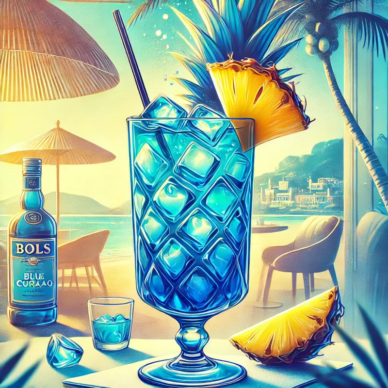 Casino blue - Illustration - kan være AI genereret og afvige fra opskriften