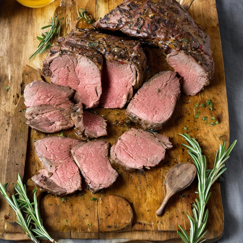 Dijonmarineret nakkesteg - Illustration - kan være AI genereret og afvige fra opskriften