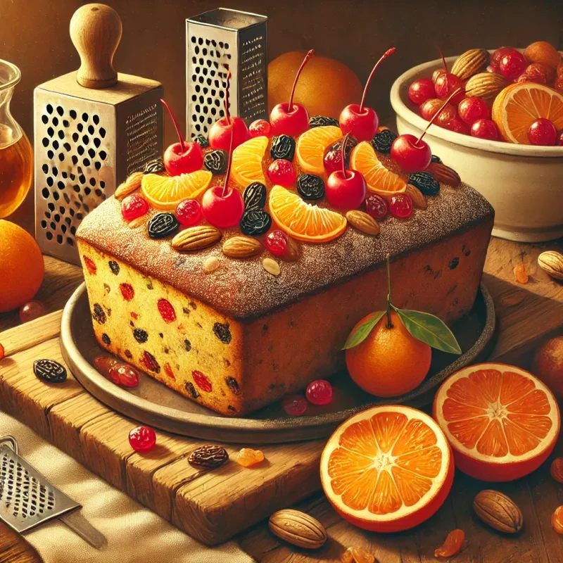 Plumkage med appelsinsaft - Illustration - kan være AI genereret og afvige fra opskriften