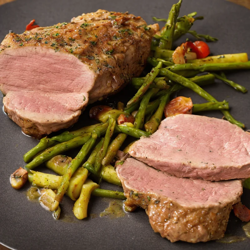 Dobbelt kalveryg - Illustration - kan være AI genereret og afvige fra opskriften