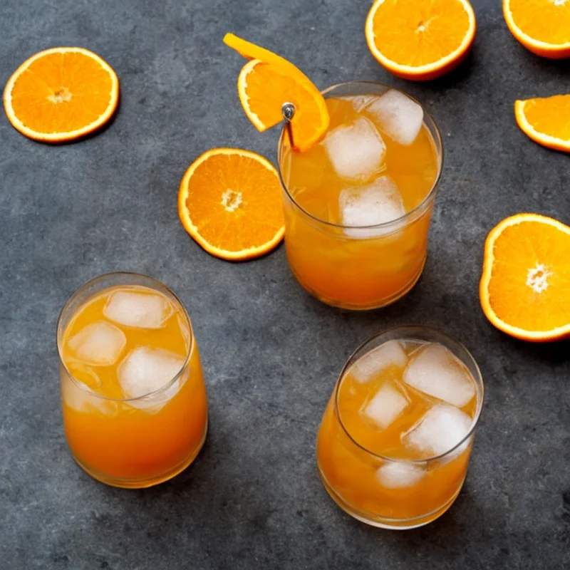 Orange rom - Illustration - kan være AI genereret og afvige fra opskriften