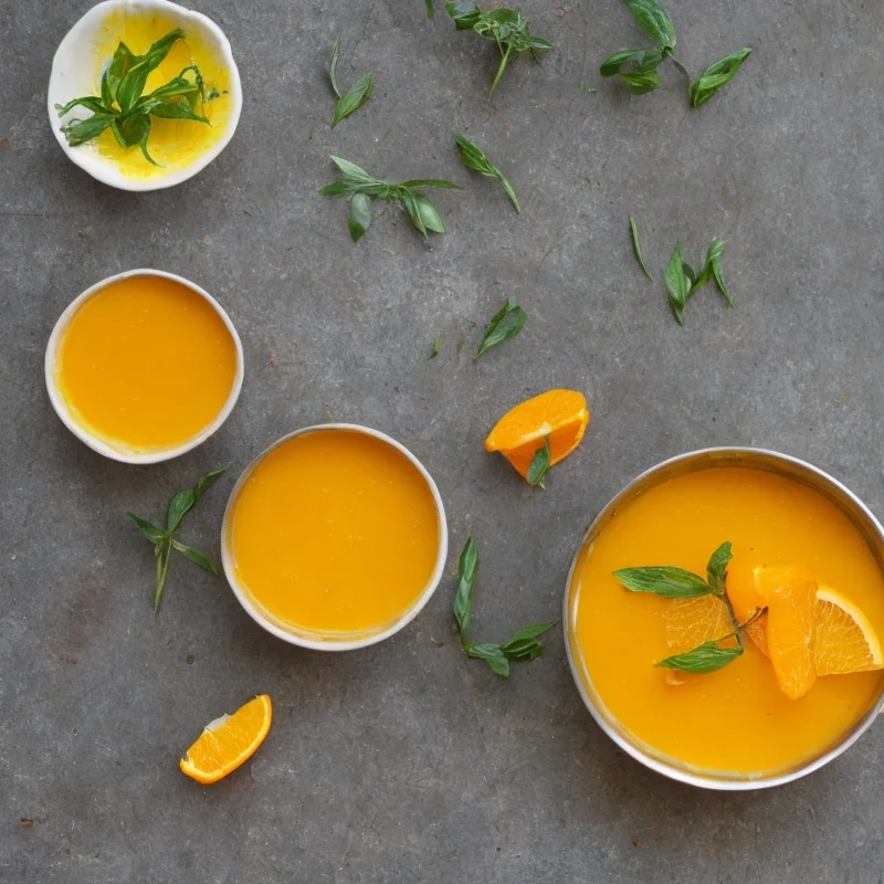 Orangesauce - Illustration - kan være AI genereret og afvige fra opskriften