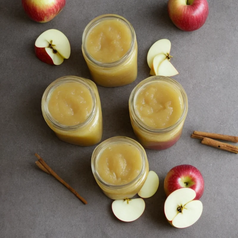 Æblesauce - Illustration - kan være AI genereret og afvige fra opskriften