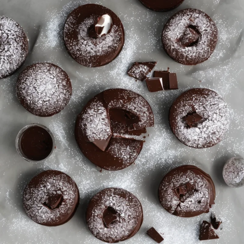 Sines chokoladekager - Illustration - kan være AI genereret og afvige fra opskriften