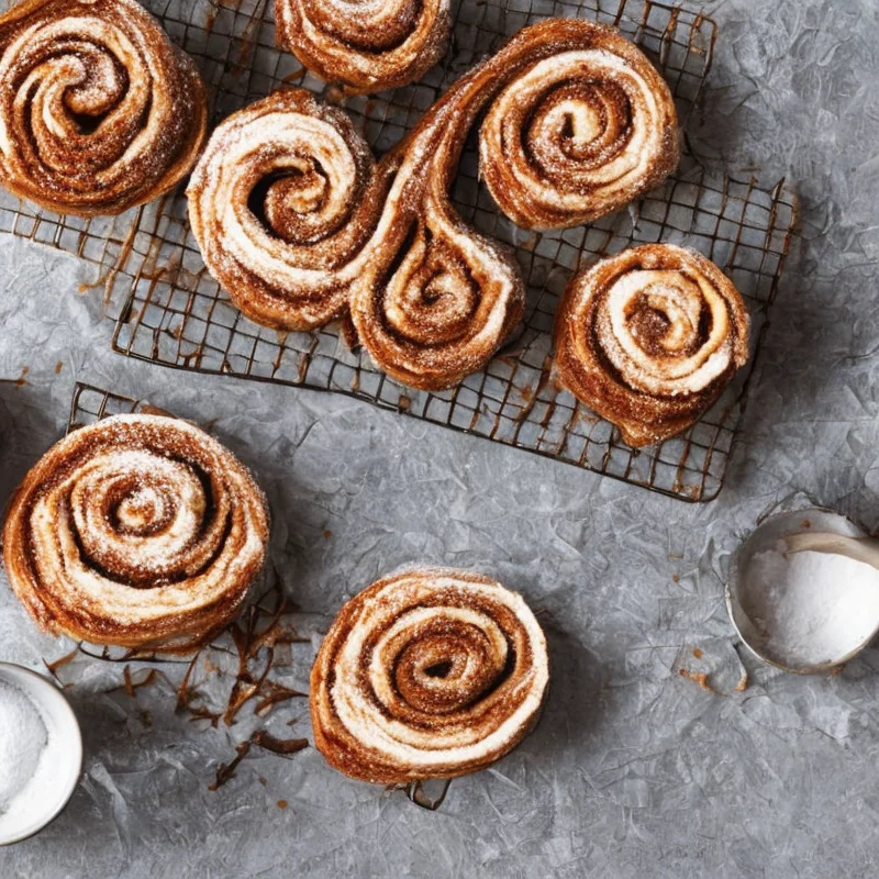 Kanelkringle med fyld - Illustration - kan være AI genereret og afvige fra opskriften