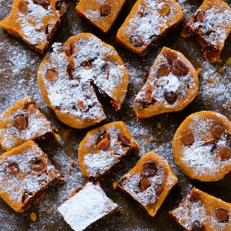 Italiensk panforte - Illustration - kan være AI genereret og afvige fra opskriften