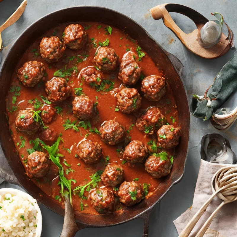Vildtfrikadeller - Illustration - kan være AI genereret og afvige fra opskriften