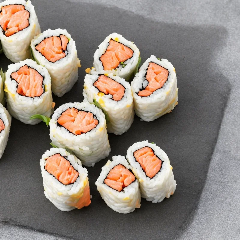 Lakserulle - Illustration - kan være AI genereret og afvige fra opskriften