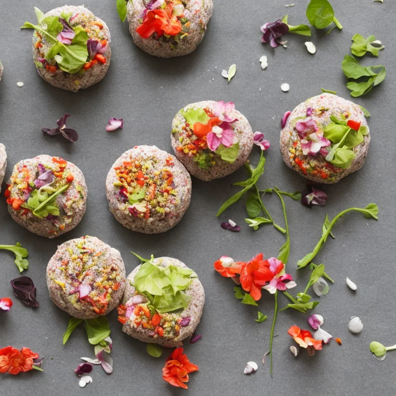 Råkostboller - Illustration - kan være AI genereret og afvige fra opskriften