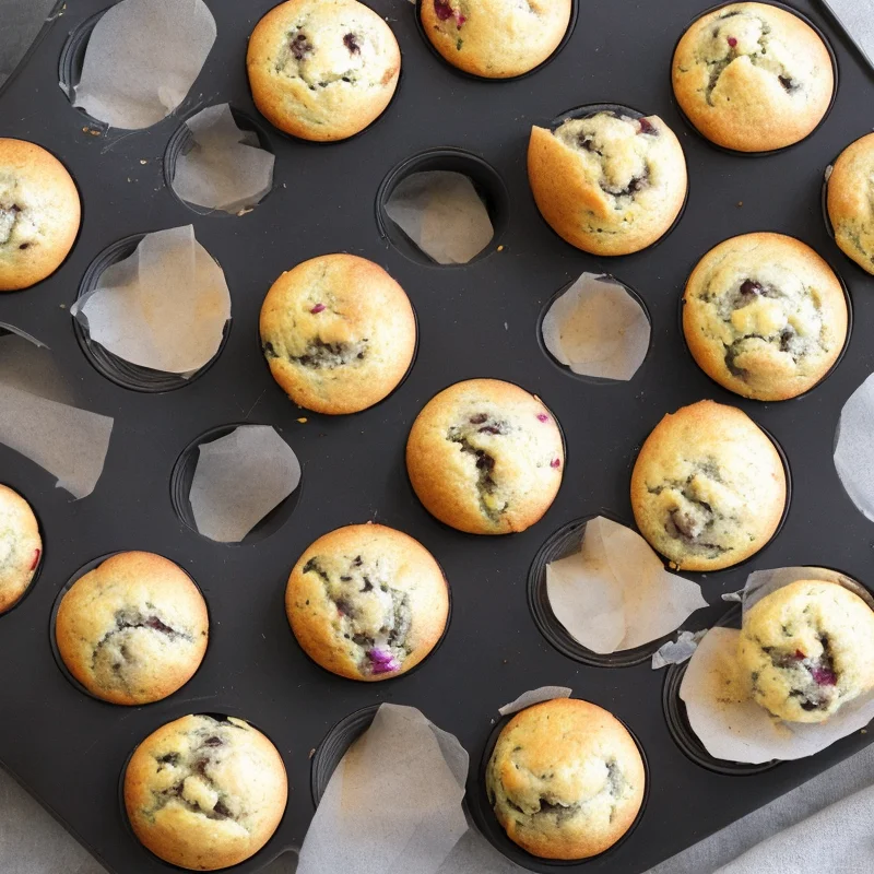 Dumle muffins - Illustration - kan være AI genereret og afvige fra opskriften