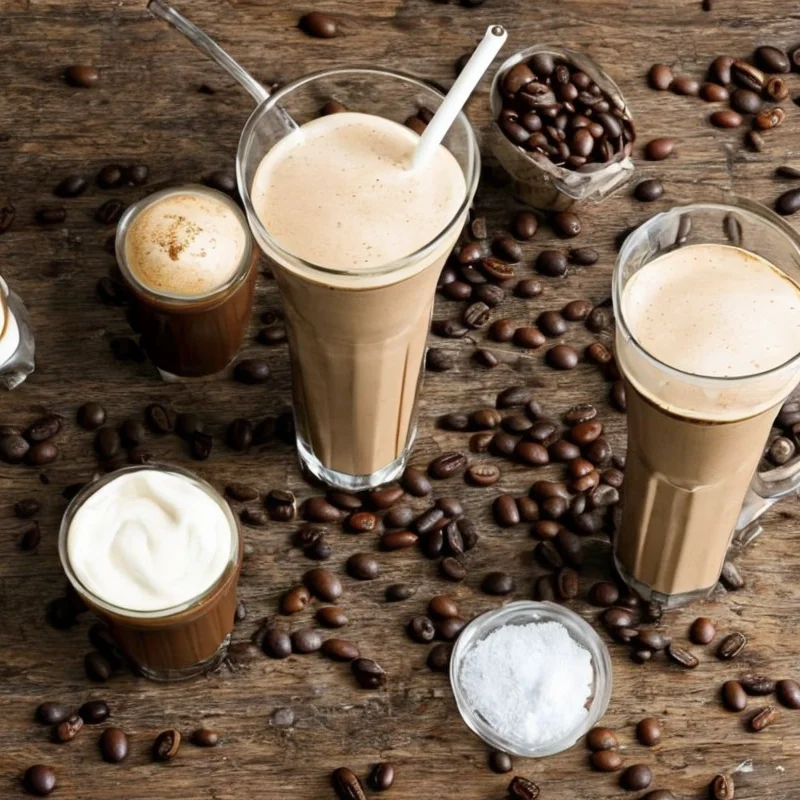 Espresso milkshake - Illustration - kan være AI genereret og afvige fra opskriften