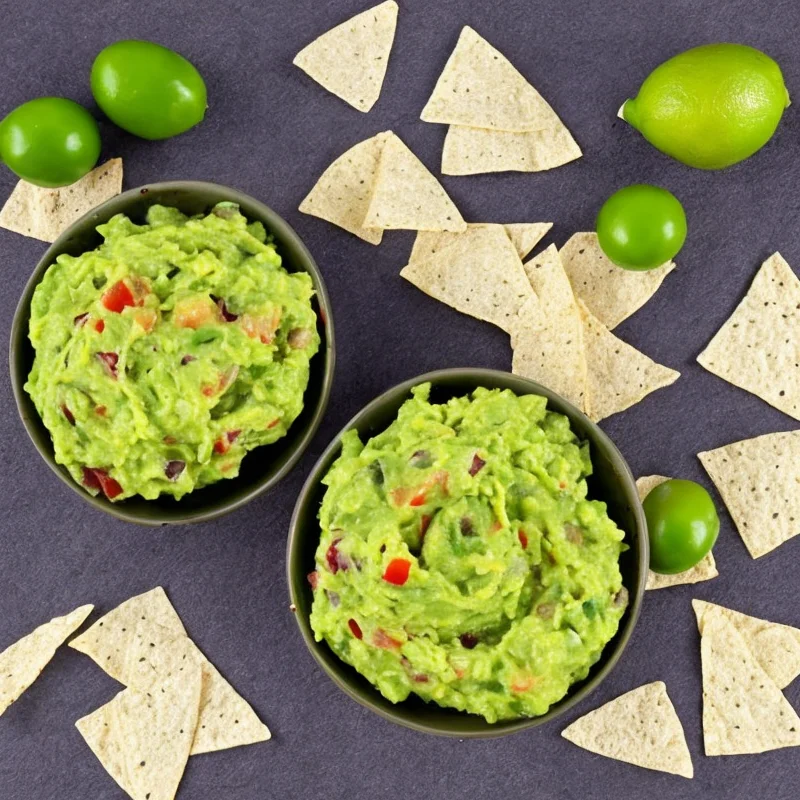 Fedtfattig guacamole - Illustration - kan være AI genereret og afvige fra opskriften