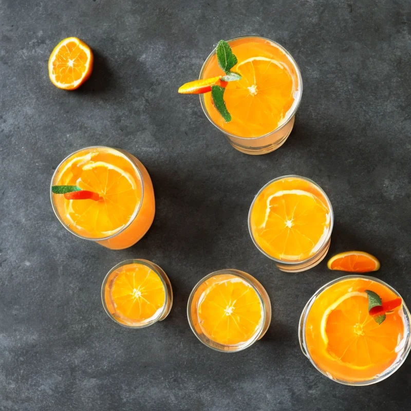 Mandarin delight - Illustration - kan være AI genereret og afvige fra opskriften