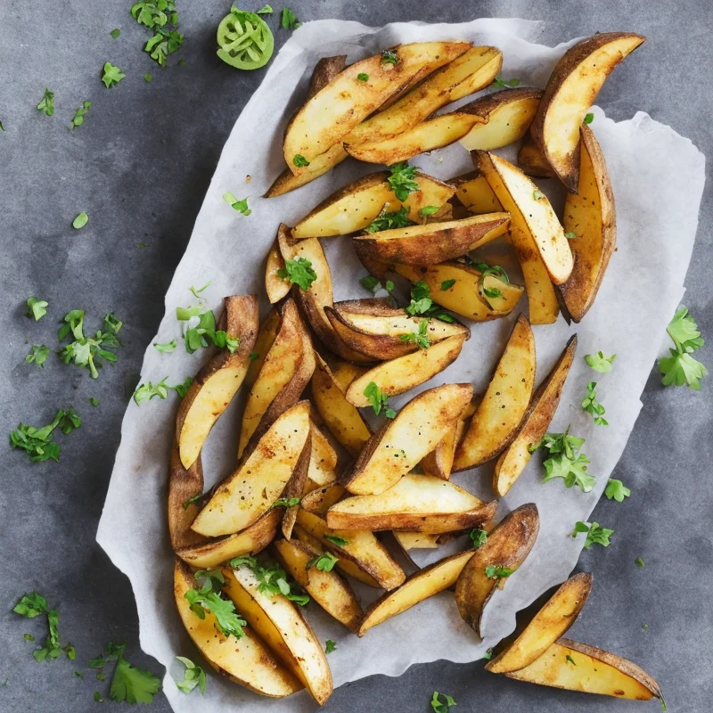 Kartoffelbåde med tun - Illustration - kan være AI genereret og afvige fra opskriften