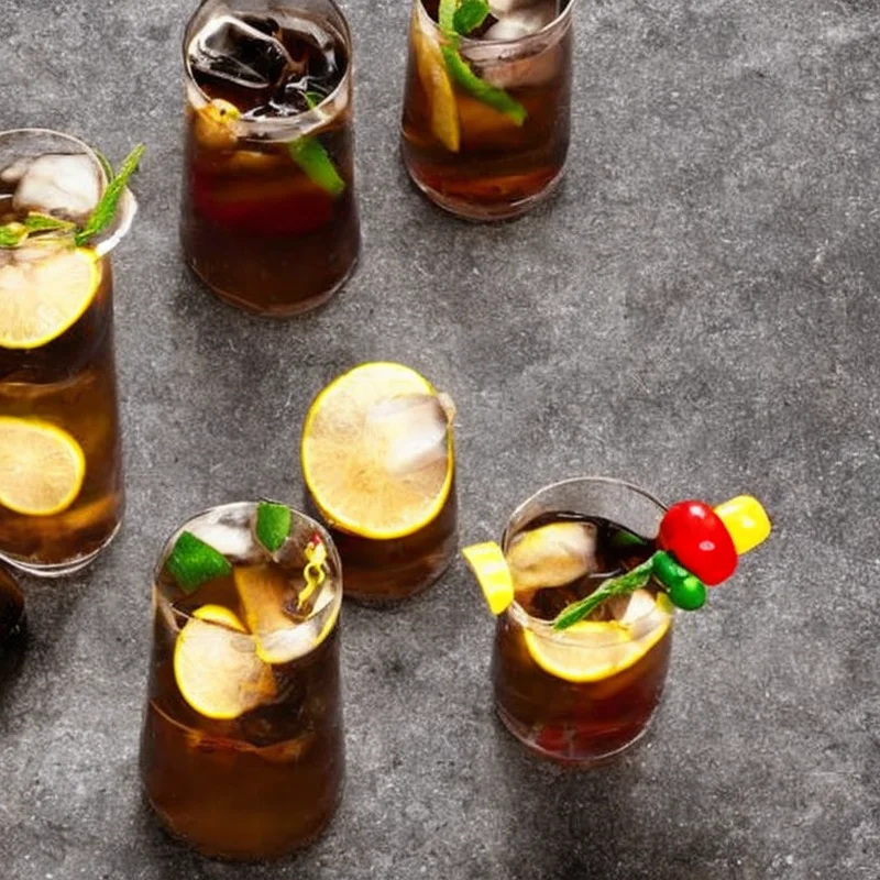 Cuba libre - Illustration - kan være AI genereret og afvige fra opskriften