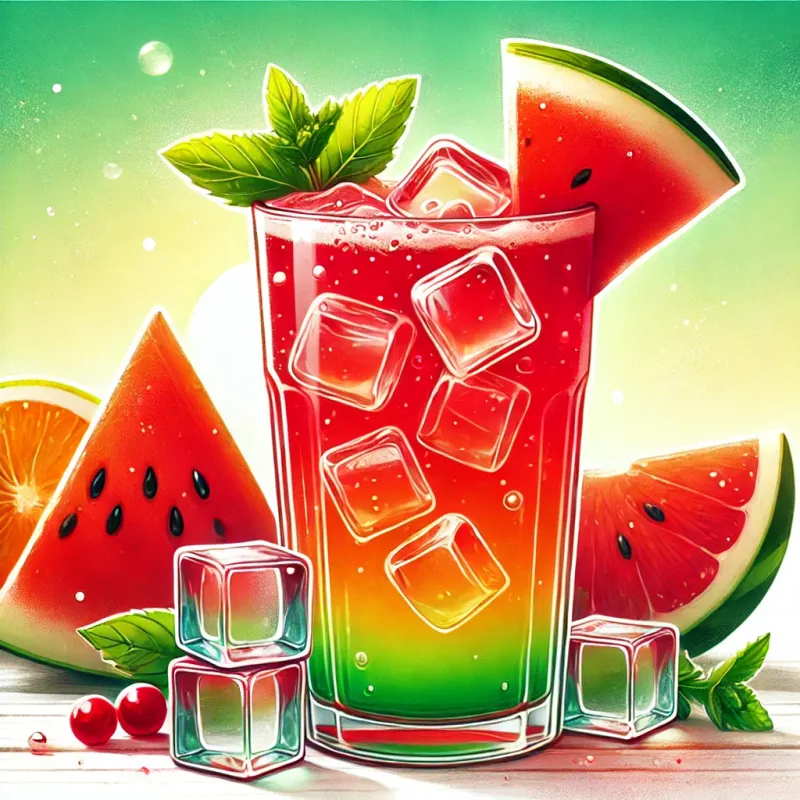 Watermelon - Illustration - kan være AI genereret og afvige fra opskriften