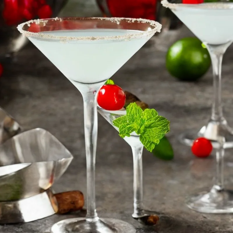 Half & half martini - Illustration - kan være AI genereret og afvige fra opskriften