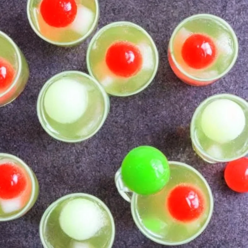 Melon ball - Illustration - kan være AI genereret og afvige fra opskriften