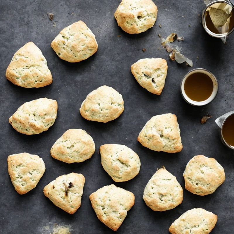 Scones med kardemomme - Illustration - kan være AI genereret og afvige fra opskriften