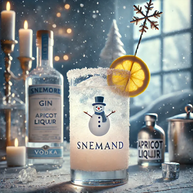 Snemand - Illustration - kan være AI genereret og afvige fra opskriften