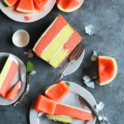 Lagkage med melon