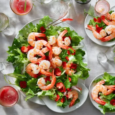 Rejecocktail med julesalat