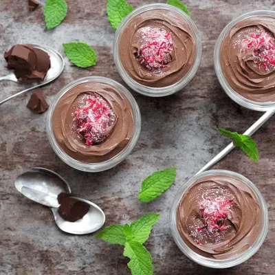 Pebermynte chokolademousse