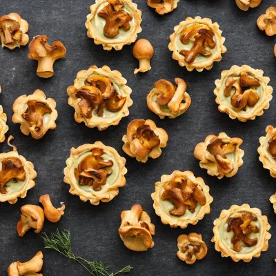 Tarteletter med kantareller