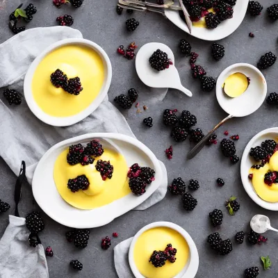 Brombær med råcreme