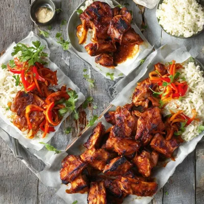 Svinekød i barbecue