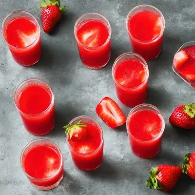 Jordbærshots deluxe