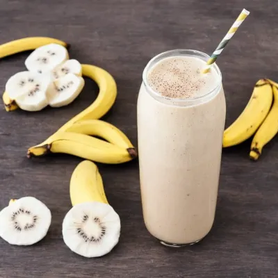 Smoothie banana latte