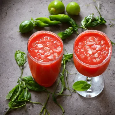 Gazpacho cocktail