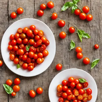 Cherrytomater i honningdressing