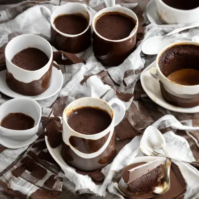Chokoladebudding med kaffe
