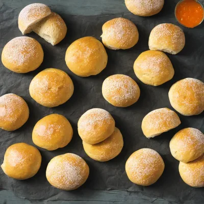 Hveder med appelsin