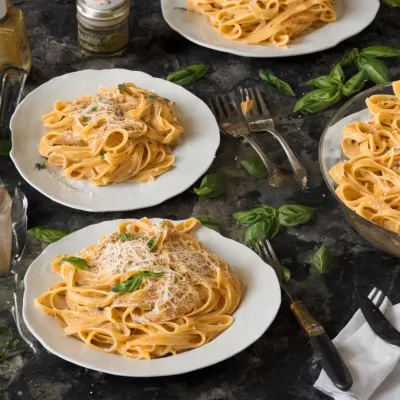 Vodka cream pasta
