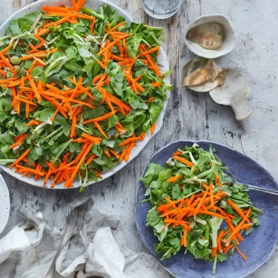 Mormorsalat med gulerødder