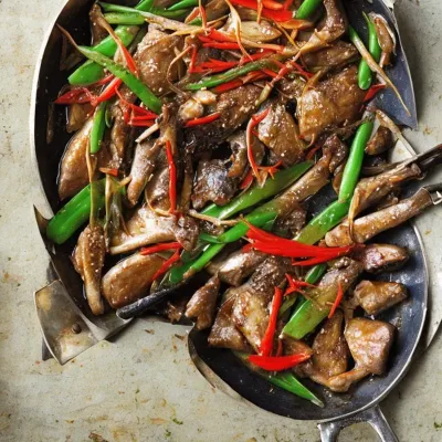 Fasan i wok