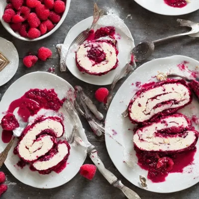 Hindbærroulade