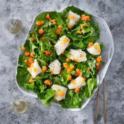 Salat med torskerogn