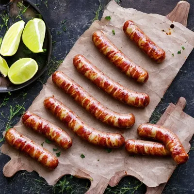 Cocktailpølser i baconsvøb